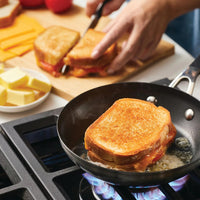 KitchenAid - 2 PC Brushed Stainless Steel Nonstick Frying Pan Set - 71023