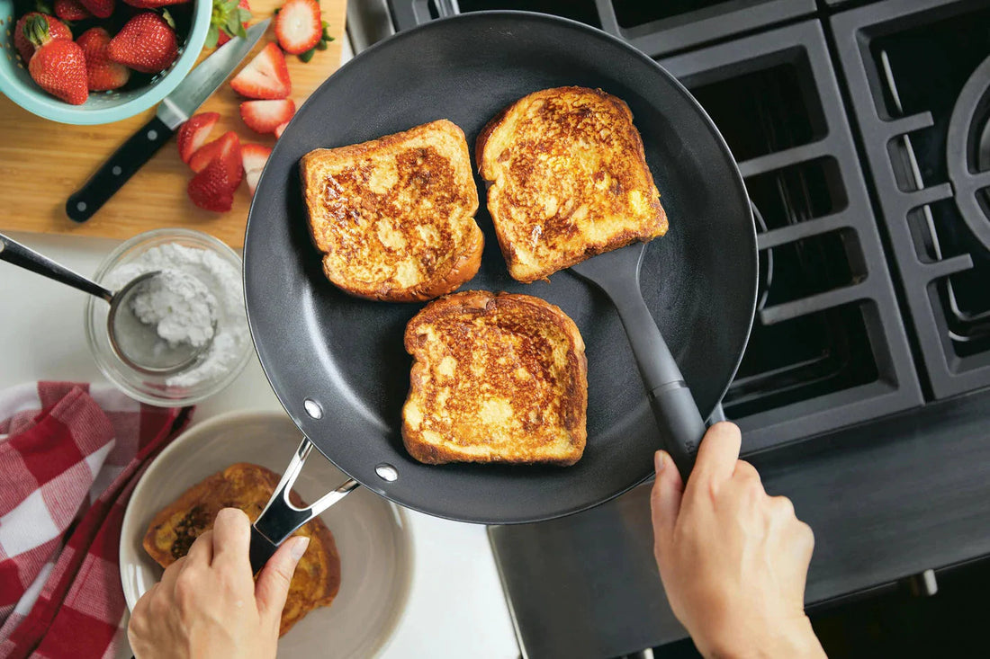 KitchenAid - 2 PC Brushed Stainless Steel Nonstick Frying Pan Set - 71023