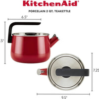 KitchenAid - 2 QT EOS Red Enamel-On-Steel Kettle - 48749-S - DISCONTINUED