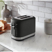 KitchenAid - 2 Slice Cast Iron Black Toaster - KMT2109BK