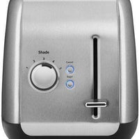 KitchenAid - 2-Slice Contour Silver Toaster with Manual High-Lift Lever - KMT2115CU