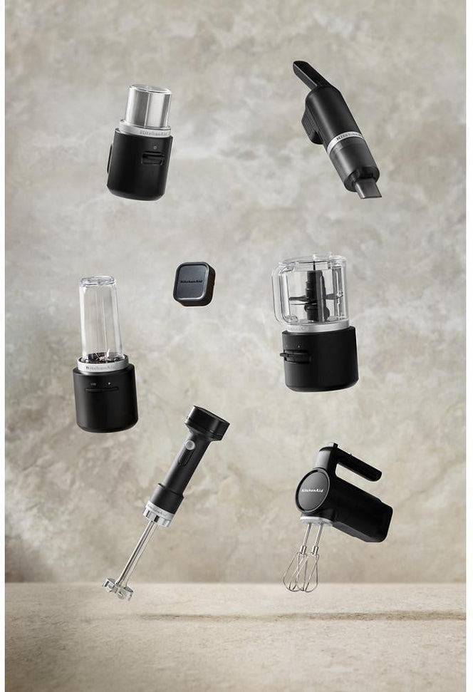 KitchenAid - 2 Speed Black Matte Cordless Personal Blender - Battery Included - KSBR256BM