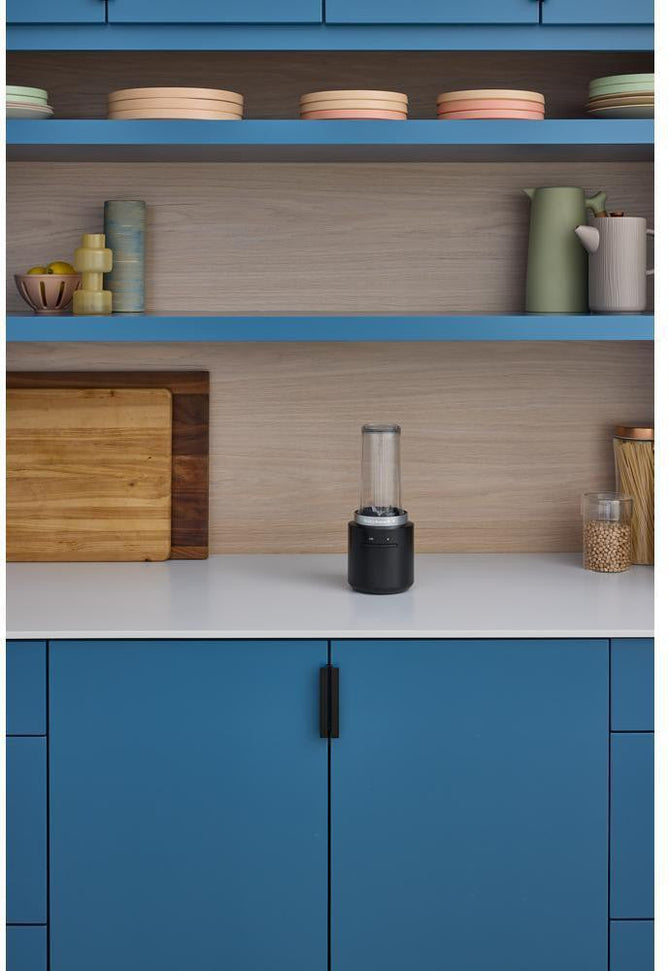 KitchenAid - 2 Speed Black Matte Cordless Personal Blender - Battery Sold Separately - KSBR200BM