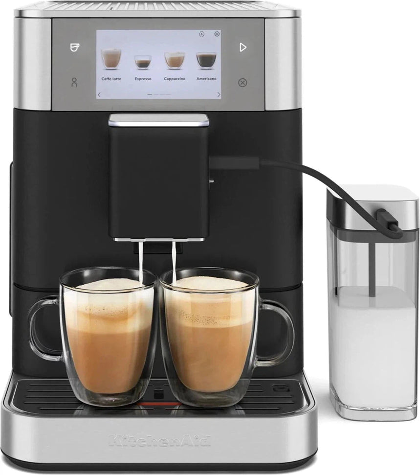 KitchenAid - 26.7 Oz Milk Container with Hose and Lid for KitchenAid Fully Automatic Espresso Machines - KF6, KF7, KF8 Espresso - KESMC