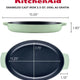 KitchenAid - 2.5" QT Pistachio Enameled Cast Iron Au Gratin Roasting Pan - 48690-CF05