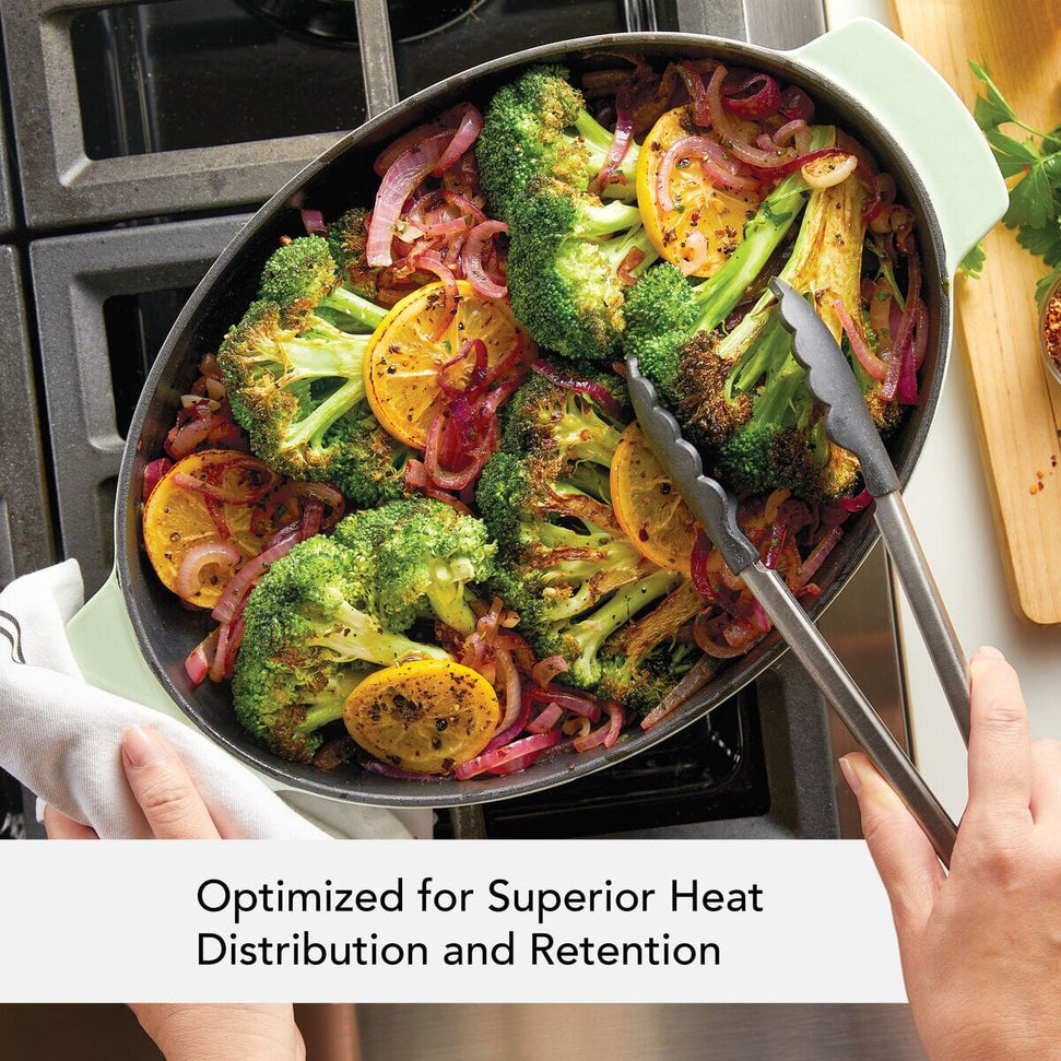 KitchenAid - 2.5" QT Pistachio Enameled Cast Iron Au Gratin Roasting Pan - 48690-CF05 - DISCONTINUED