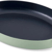 KitchenAid - 2.5" QT Pistachio Enameled Cast Iron Au Gratin Roasting Pan - 48690-CF05