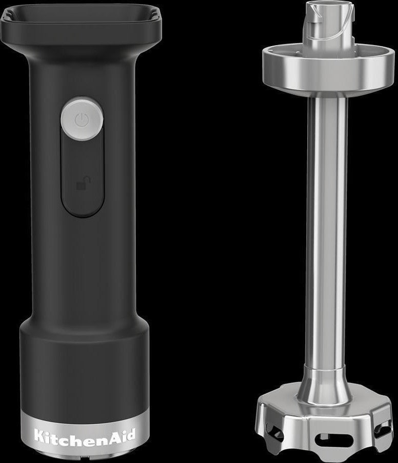 KitchenAid - 3 Speed Black Matte Cordless Hand Blender - Battery Included - KHBRV71BM