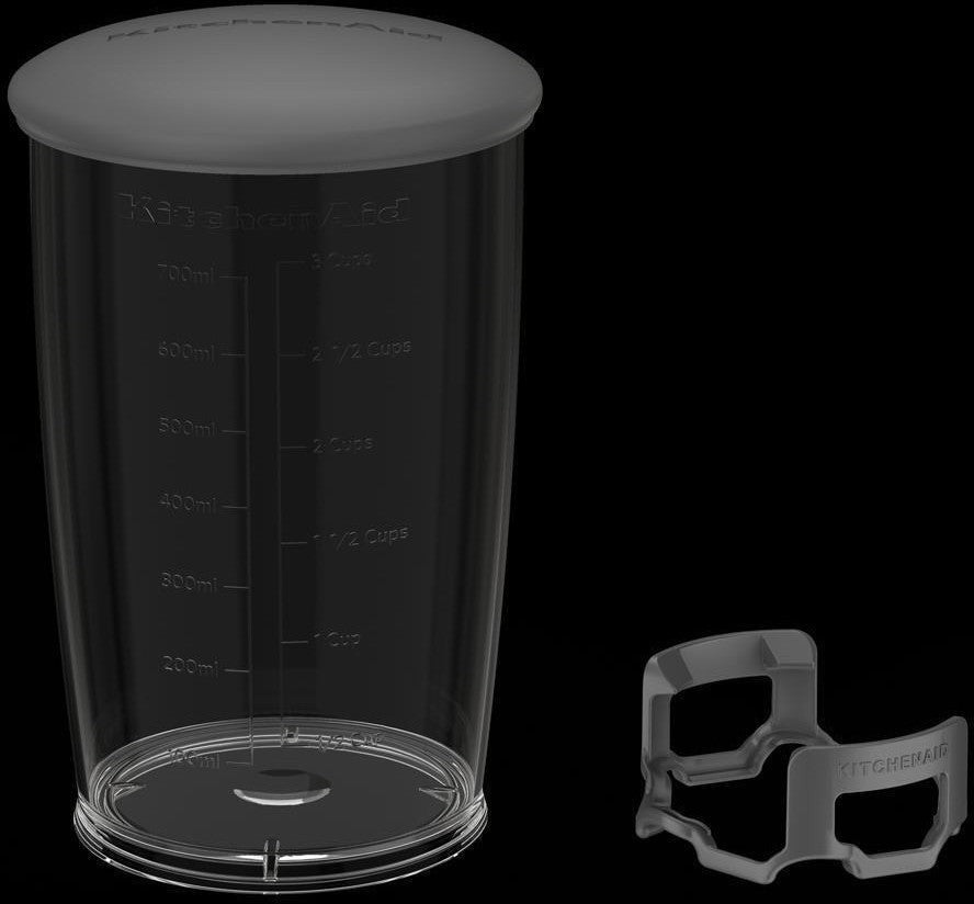 KitchenAid - 3 Speed Black Matte Cordless Hand Blender - Battery Included - KHBRV71BM