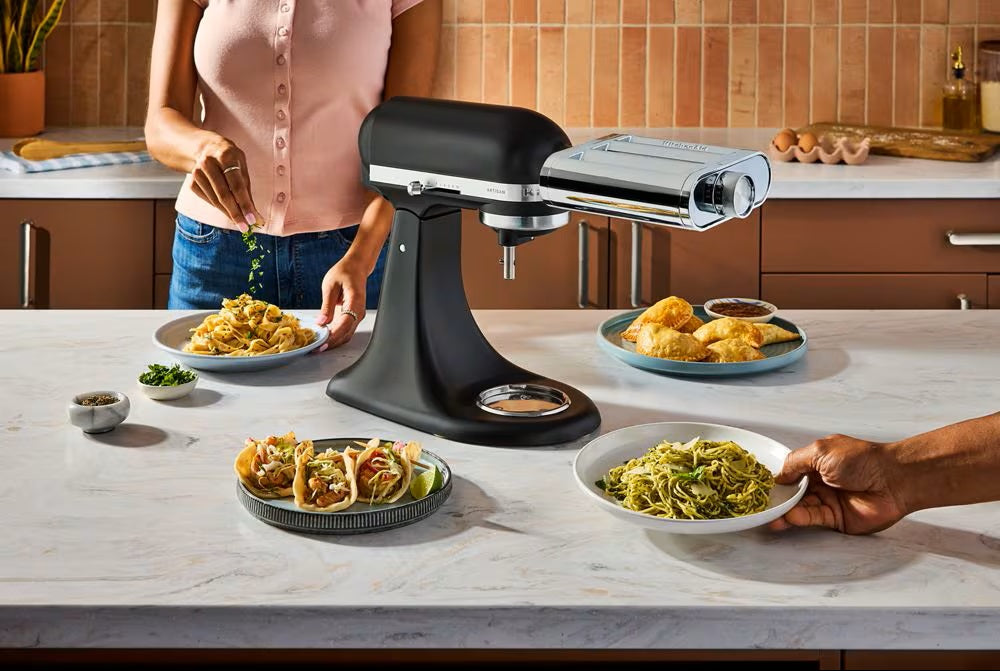 KitchenAid - 3 in 1 Meta Pasta Attachment For Stand Mixers - KSM3MPA