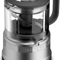 KitchenAid - 3.5 Cup Contour Silver Mini Food Chopper - KFC3516CU