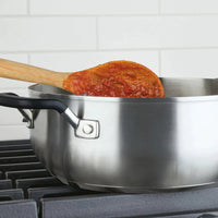 KitchenAid - 4 QT Brushed Stainless Steel Casserole with Lid - 71021