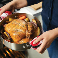 KitchenAid - 4 QT Brushed Stainless Steel Casserole with Lid - 71021