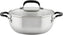 KitchenAid - 4 QT Brushed Stainless Steel Casserole with Lid - 71021