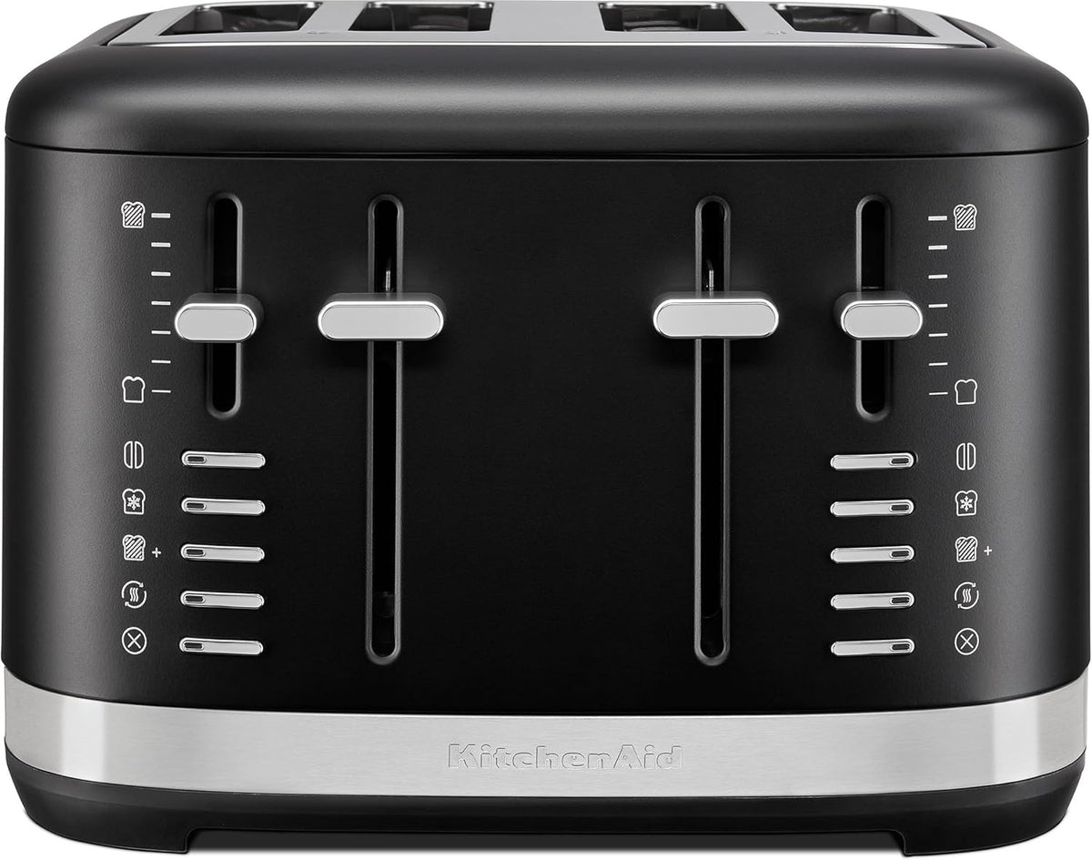 KitchenAid - 4 Slice Black Matte Toaster - KMT4109BM