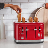KitchenAid - 4 Slice Empire Red Toaster - KMT4109ER