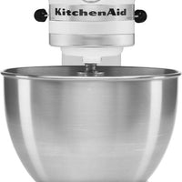 KitchenAid - 4.5 QT Classic Series White Tilt-Head Stand Mixer - K45SSWH