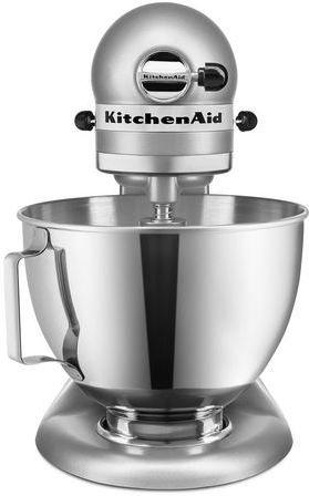 KitchenAid - 4.5 QT Ultra Power Plus Contour Silver Tilt-Head Stand Mixer - KSM96CU