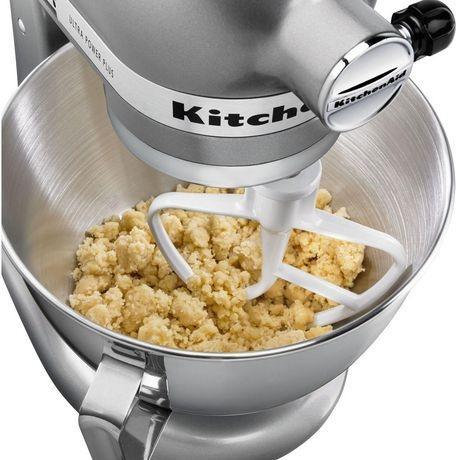 KitchenAid - 4.5 QT Ultra Power Plus Contour Silver Tilt-Head Stand Mixer - KSM96CU