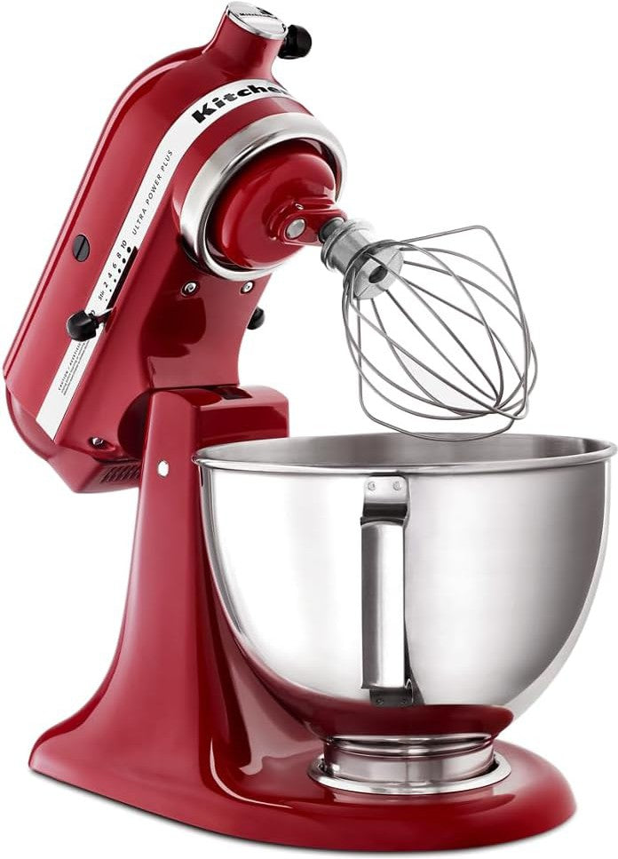 KitchenAid - 4.5 QT Ultra Power Plus Empire Red Tilt-Head Stand Mixer - KSM96ER