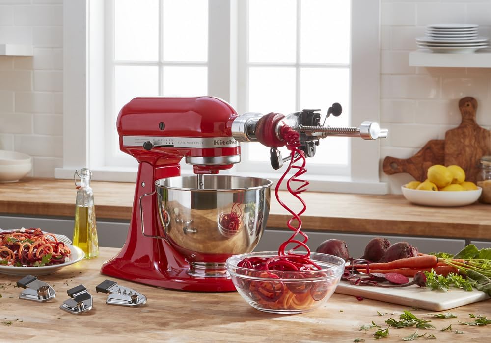 KitchenAid - 4.5 QT Ultra Power Plus Empire Red Tilt-Head Stand Mixer - KSM96ER