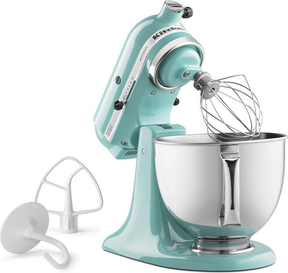 KitchenAid - 5 QT Artisan Aqua Sky Tilt-Head Stand Mixer - KSM150PSAQ