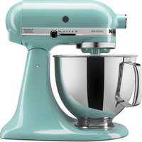 KitchenAid - 5 QT Artisan Aqua Sky Tilt-Head Stand Mixer - KSM150PSAQ
