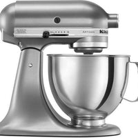 KitchenAid - 5 QT Artisan Contour Silver Tilt-Head Stand Mixer - KSM150PSCU