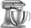KitchenAid - 5 QT Artisan Contour Silver Tilt-Head Stand Mixer  - KSM150PSCU