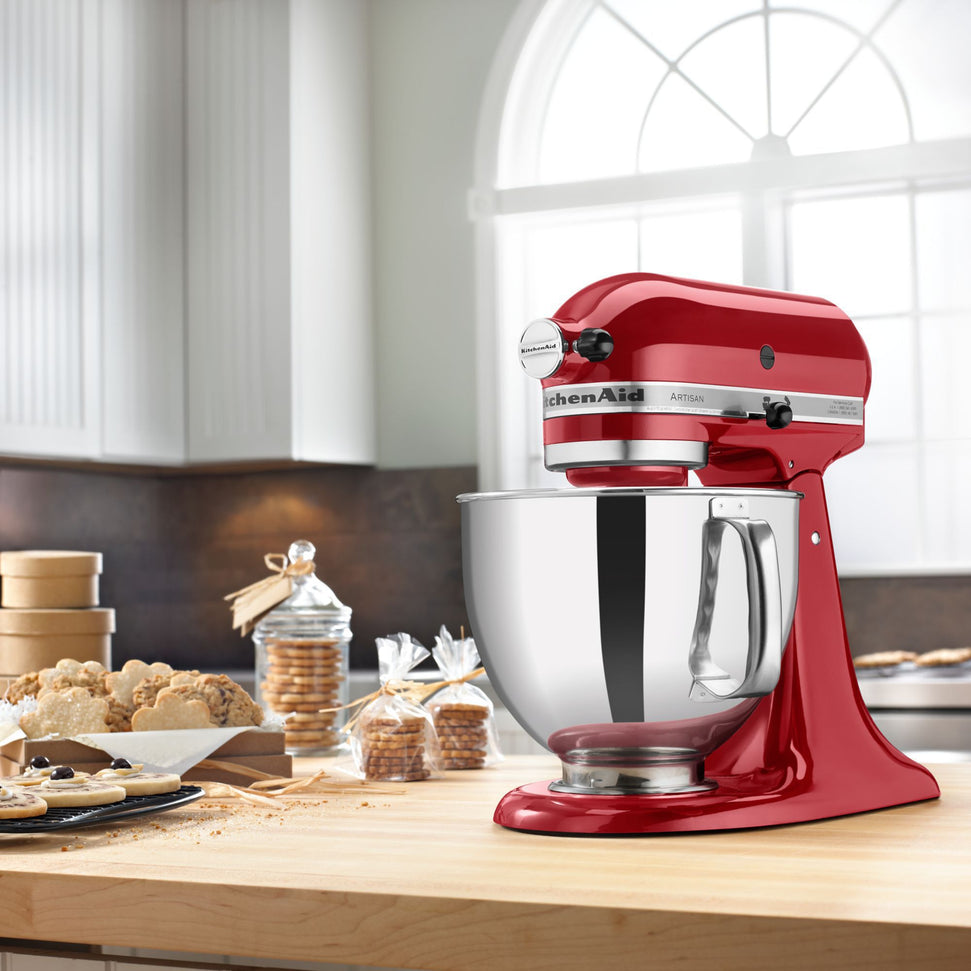 KitchenAid - 5 QT Artisan Empire Red Tilt-Head Stand Mixer - KSM150PSER