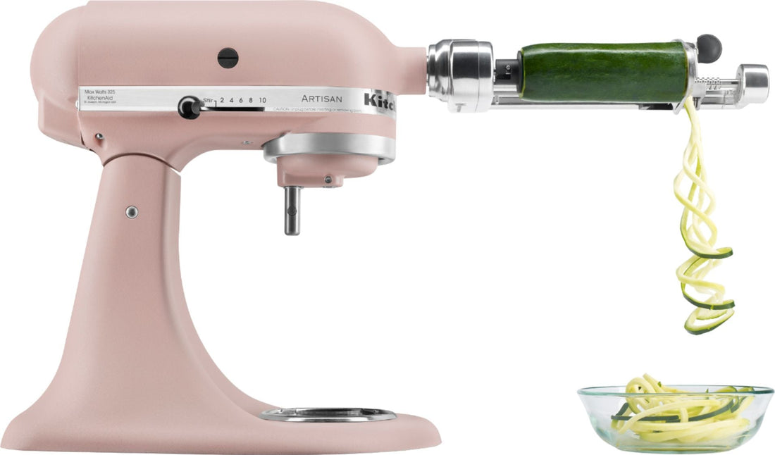 KitchenAid - 5 QT Artisan Feather Pink Tilt-Head Stand Mixer - KSM150PSFT