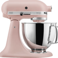 KitchenAid - 5 QT Artisan Feather Pink Tilt-Head Stand Mixer - KSM150PSFT
