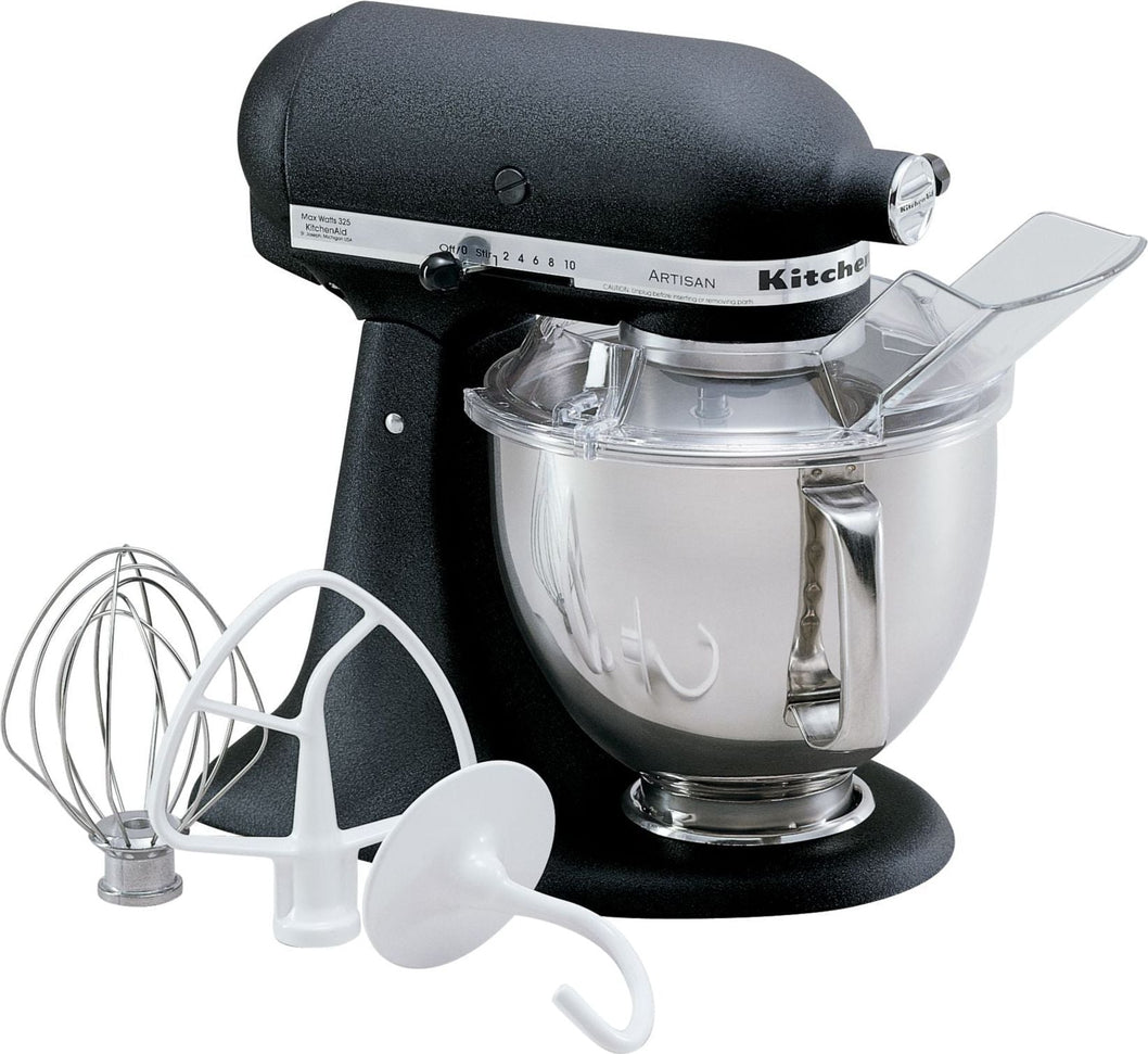 KitchenAid - 5 QT Artisan Imperial Black Tilt-Head Stand Mixer - KSM150PSBK
