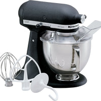 KitchenAid - 5 QT Artisan Imperial Black Tilt-Head Stand Mixer - KSM150PSBK