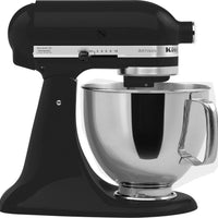 KitchenAid - 5 QT Artisan Imperial Black Tilt-Head Stand Mixer - KSM150PSBK