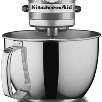 KitchenAid - 5 QT Artisan Medallion Silver Tilt-Head Stand Mixer - KSM150PSMS