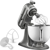 KitchenAid - 5 QT Artisan Medallion Silver Tilt-Head Stand Mixer - KSM150PSMS