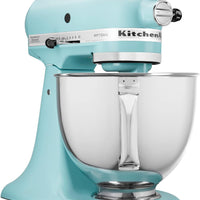 KitchenAid - 5 QT Artisan Mineral Water Blue Tilt-Head Stand Mixer - KSM150PSMI