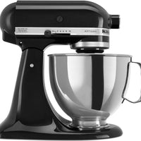 KitchenAid - 5 QT Artisan Onyx Black Tilt-Head Stand Mixer - KSM150PSOB
