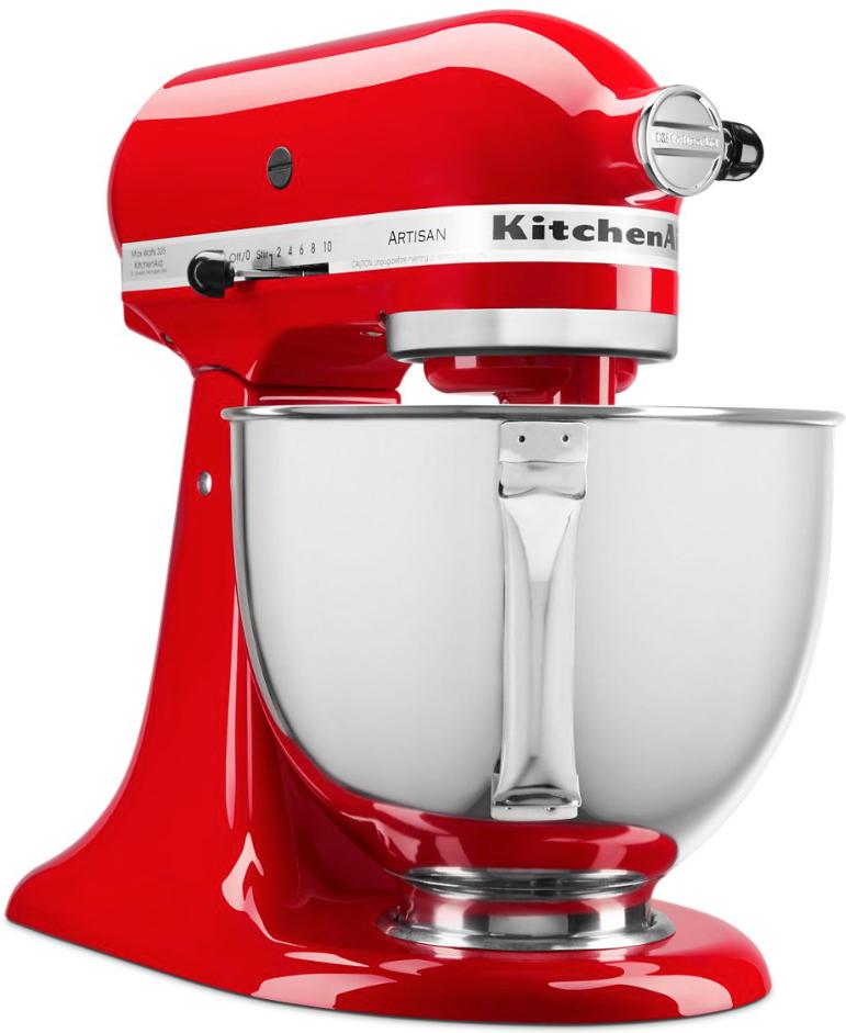 KitchenAid - 5 QT Artisan Passion Red Tilt-Head Stand Mixer - KSM150PSPA