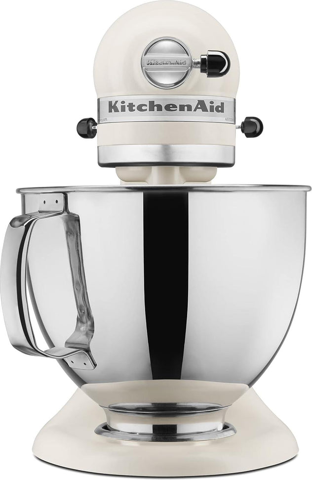 KitchenAid - 5 QT Artisan Porcelain White Tilt-Head Stand Mixer - KSM150PSPL