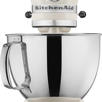 KitchenAid - 5 QT Artisan Porcelain White Tilt-Head Stand Mixer - KSM150PSPL