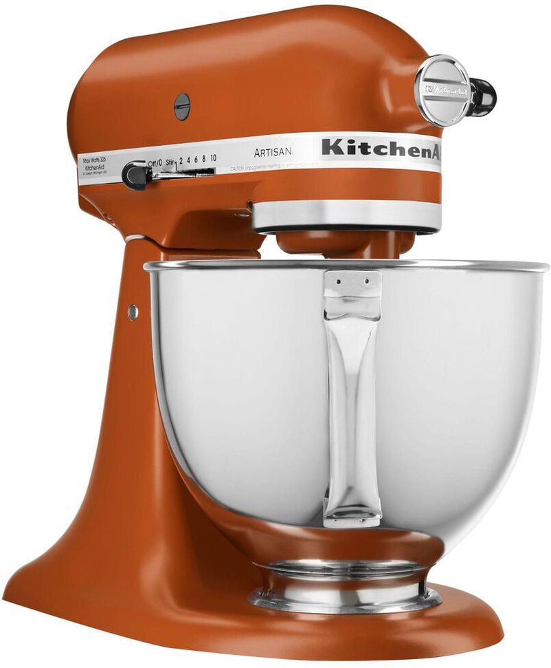 KitchenAid - 5 QT Artisan Scorched Orange Tilt-Head Stand Mixer - KSM150PSSC