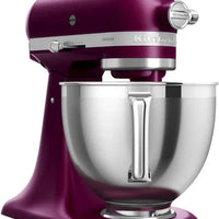 KitchenAid - 5 QT Beetroot Artisan Tilt-Head Stand Mixer with Premium Accessory Pack - KSM195PSBE