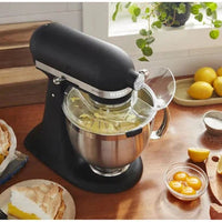 KitchenAid - 5 QT Black Artisan Tilt-Head Stand Mixer with Premium Accessory Pack Imperial - KSM195PSBK - DISCONTINUED