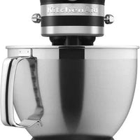 KitchenAid - 5 QT Black Matte Artisan Tilt-Head Stand Mixer with Premium Accessory Pack - KSM195PSBM - DISCONTINUED