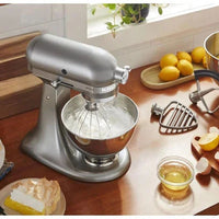 KitchenAid - 5 QT Contour Silver Artisan Tilt-Head Stand Mixer with Premium Accessory Pack - KSM195PSCU - DISCONTINUED