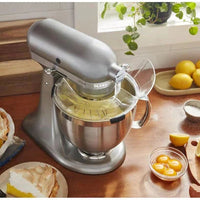 KitchenAid - 5 QT Contour Silver Artisan Tilt-Head Stand Mixer with Premium Accessory Pack - KSM195PSCU - DISCONTINUED