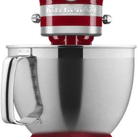 KitchenAid - 5 QT Empire Red Artisan Tilt-Head Stand Mixer with Premium Accessory Pack - KSM195PSER