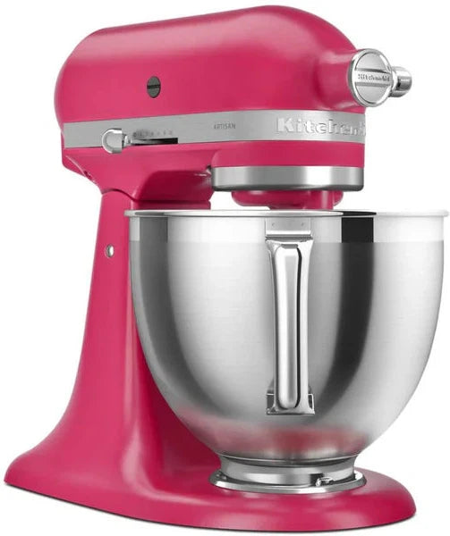 KitchenAid - 5 QT Hibiscus Artisan Tilt-Head Stand Mixer with Premium Accessory Pack - KSM195PSHI